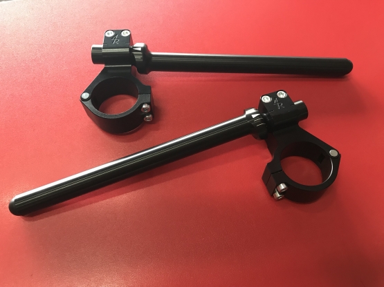 CNC Clip-ons 15mm ανυψωμένα ρυθμιζόμενες βέργες